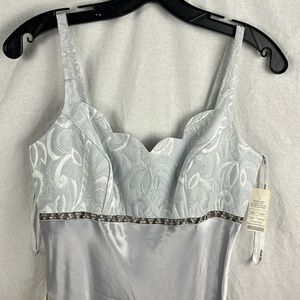 Vintage 7 satin formal y2k maxi dress